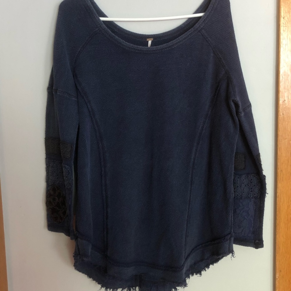 Free people sweater-navy